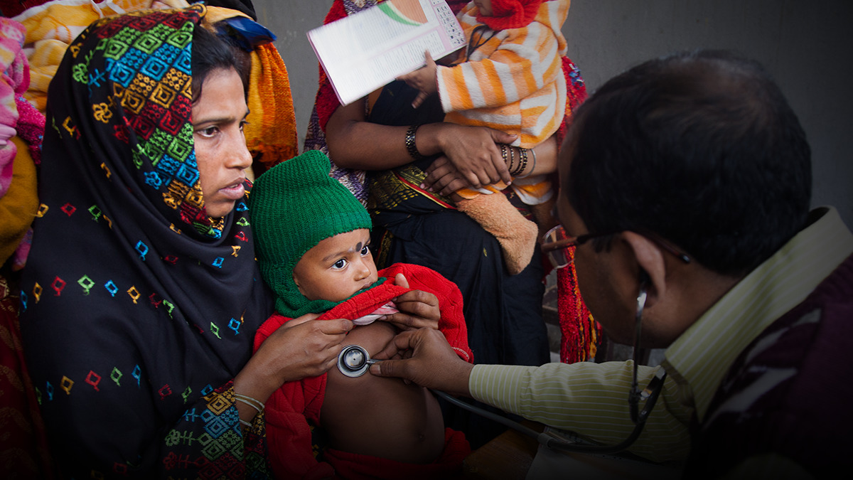 Community impact at a Sarvhit health and livelihood camp